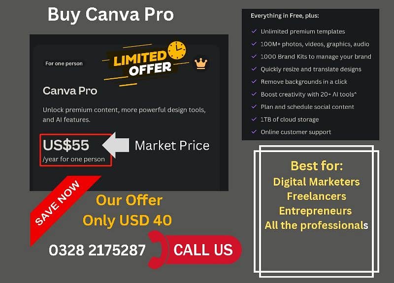 Buy Canva Pro 0