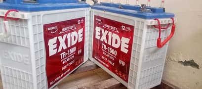 exide battery 2 battery cell 100% good condtion urgent sale