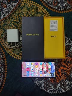 POCO X3 PRO 6+2 RAM 128 ROM WITH ORIGINAL CHARGER & BOX 0