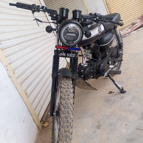 SuperStar Falcon 70cc 2015 Like Brand New Cafe Racer Bike 4