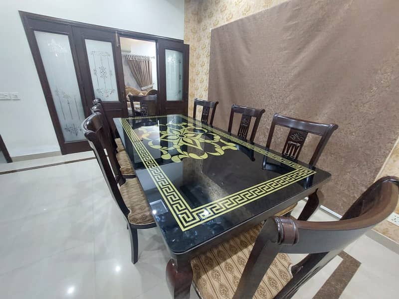 Dining Table / 8 Chair Dining Table / Versace Dining 1