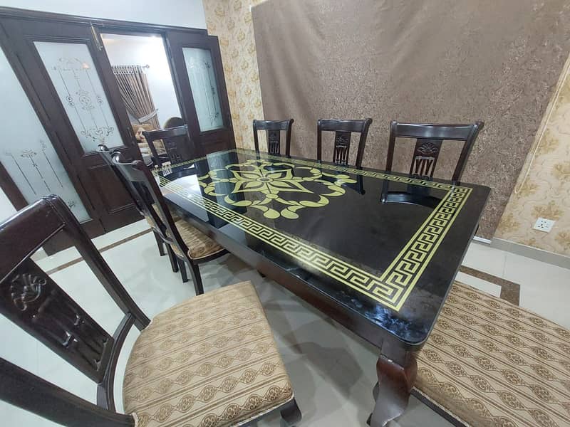 Dining Table / 8 Chair Dining Table / Versace Dining 4