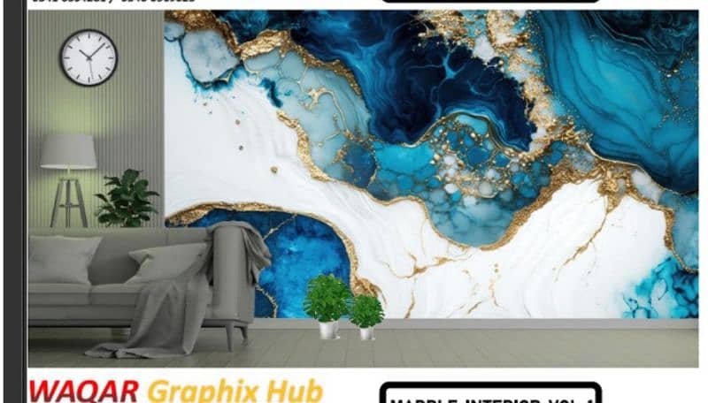 Stylish Wall Art, 3D Flex Canvas Wallpaper 5