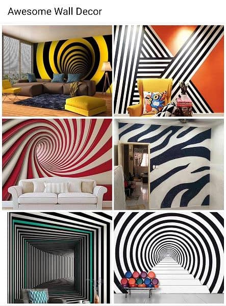 Stylish Wall Art, 3D Flex Canvas Wallpaper 7