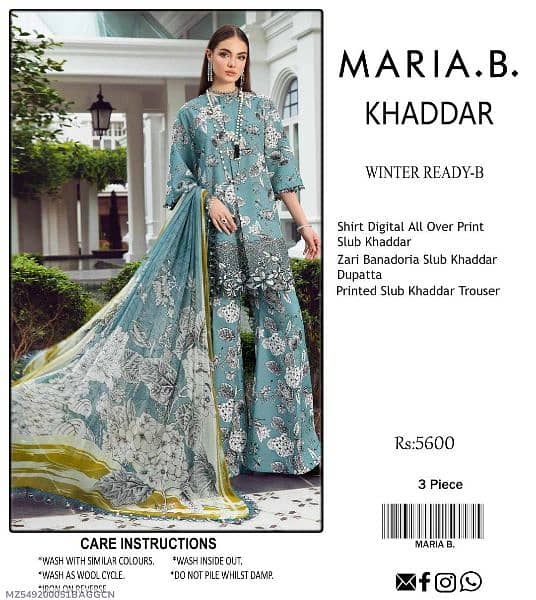 Khaddar |  Khaddar Print Suit | Khaddar suit 8