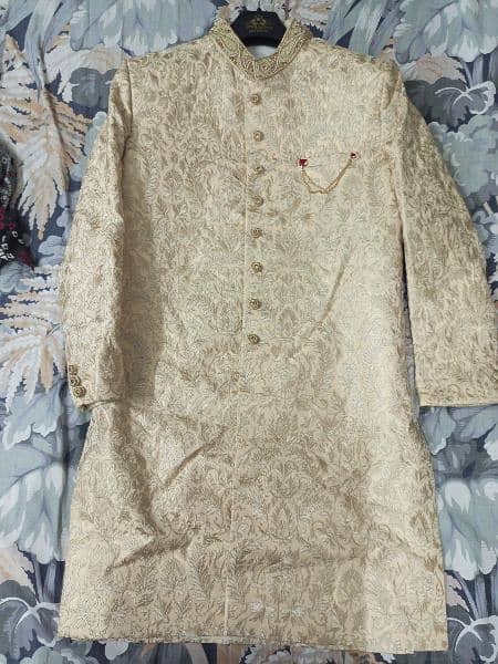 shirwani with shoes and turban at reasonable price just like a new 7