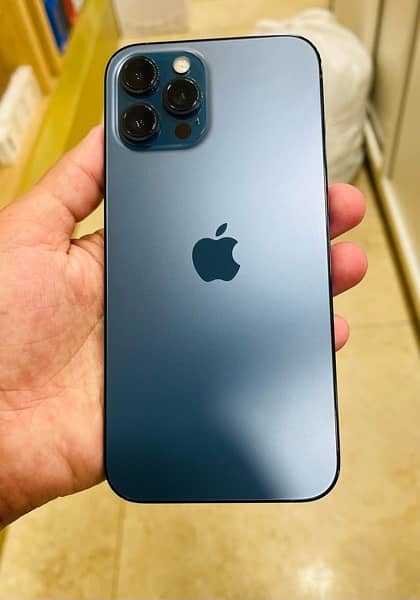 iPhone 12Pro Max 256GB Pacific Blue PTA Approved LL/A 1