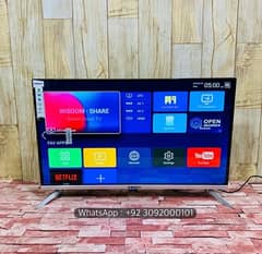 Malysian 32" Smart Led Tv New Model |  Boderless Wegaflex Series