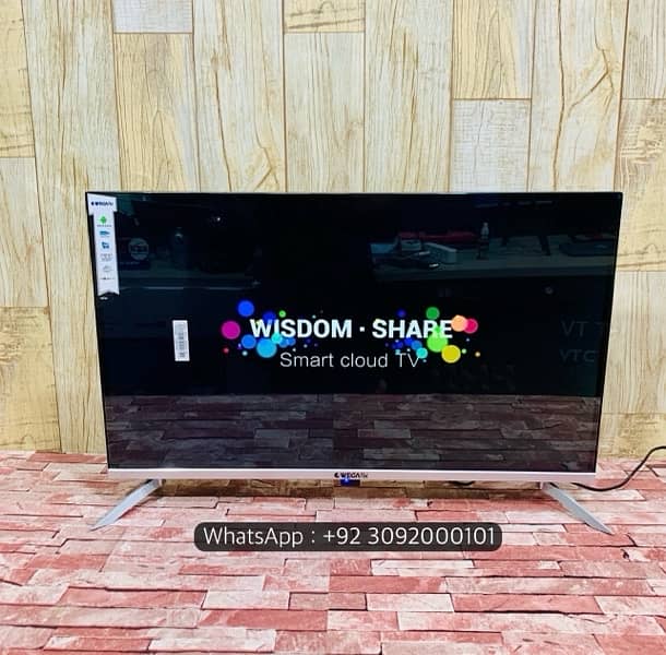 Malysian 32" Smart Led Tv New Model |  Boderless Wegaflex Series 1