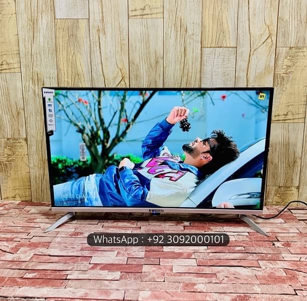 Malysian 32" Smart Led Tv New Model |  Boderless Wegaflex Series 2