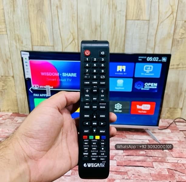 Malysian 32" Smart Led Tv New Model |  Boderless Wegaflex Series 4