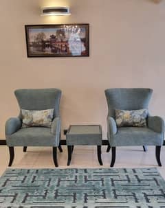 Aqua Green Sofa chair Set for living room – Elegant & Comfortable!