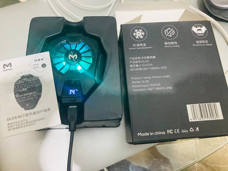 Memo Dl05 Extreme cooling fan for pubg 3