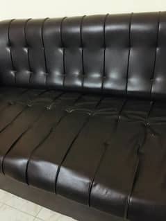 leather sofa set for sale. . .