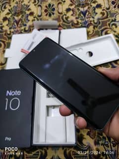 mi note 10 pro 256gb 12ram box back barek