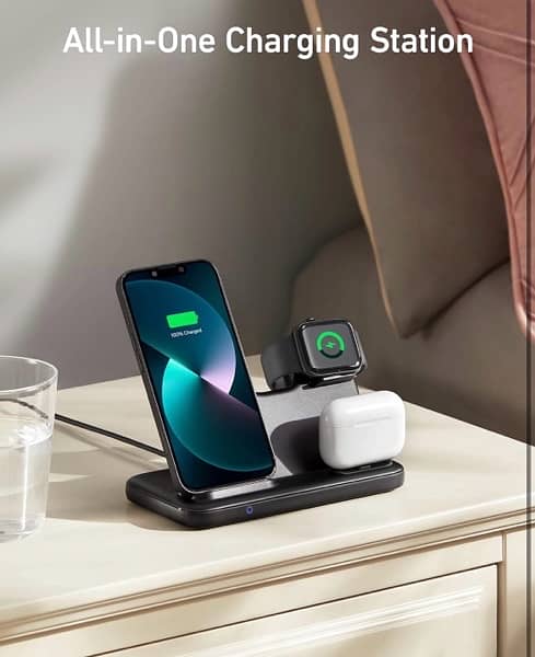 Anker ka 100% original 4 in 1 wireless charger hy 1