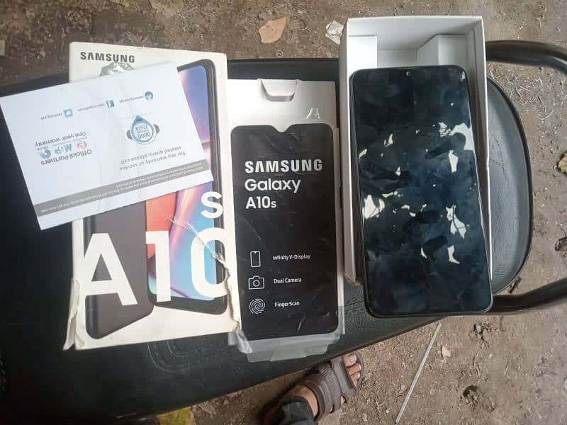 Samsung a10s with box official pta 3