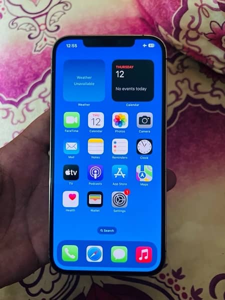 Apple iPhone Mobile 12 pro Max 128gb non pta waterproof Golden Colour 8