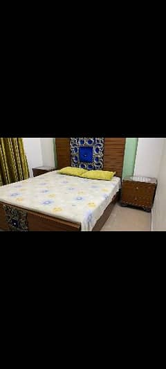 King Size bed set with Brand new VICTORIA SPRING mattress