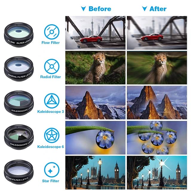 Apexel 22x 10 in 1 Smartphone Lens Kit 5