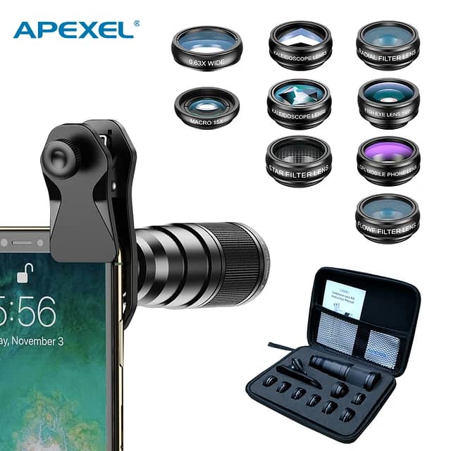 Apexel 22x 10 in 1 Smartphone Lens Kit 7