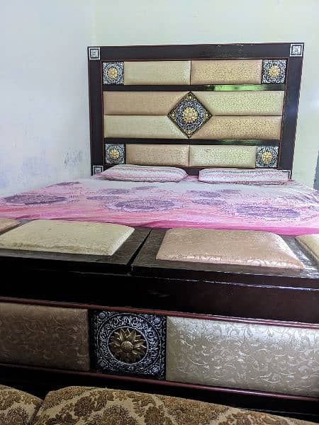 king Size Bed with XL storage box for Sale With 12yrs warranty Mattres 0