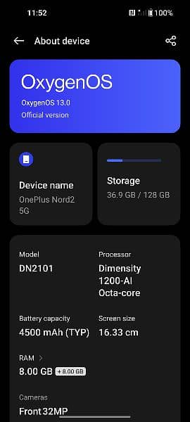 ONEPLUS NORD 2 5G NON PTA 6