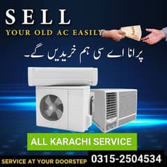 SELL YOUR SCRAP AC SPLIT WINDOW AC PORTABLE AC KARACHI