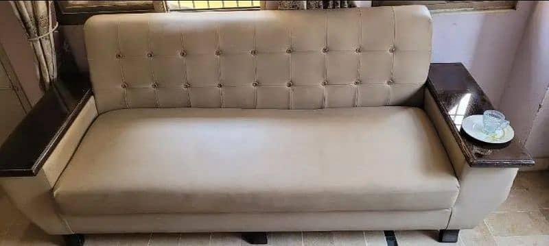 Rexine Sofa Set for Sale 1