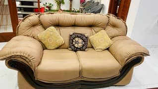 6 Seater Leather Sofa Set