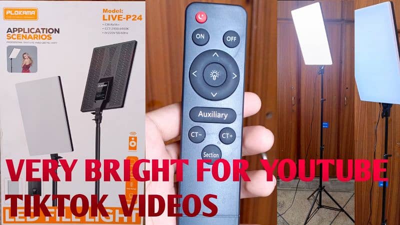 Remote control p24 full size fill light 3