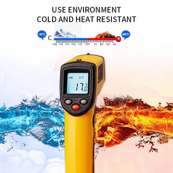 GM320 IR Infrared digital sports 380 degree Thermometer Temperature 11