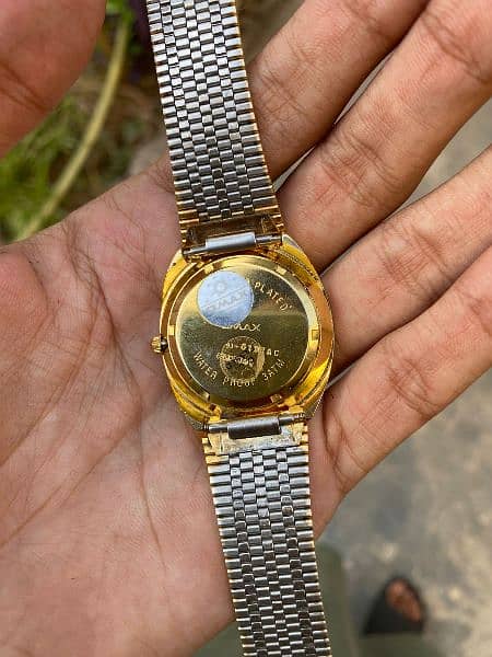 omax original watch 18k gold 1