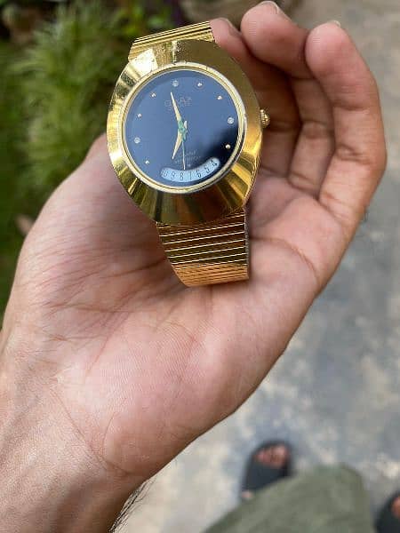 omax original watch 18k gold 2