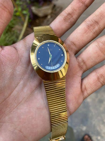 omax original watch 18k gold 5