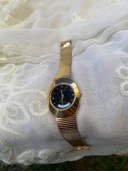 omax original watch 18k gold 8