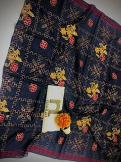 1 Pc Woman's stitched swiss lawn embroidered dupata