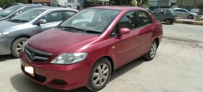 Honda City Saloon 2006, Red Color, Automatic