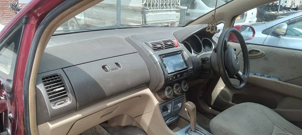 Honda City Saloon 2006, Red Color, Automatic 5