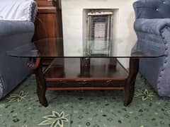 Full Size GlassTop Table Set for sale 0