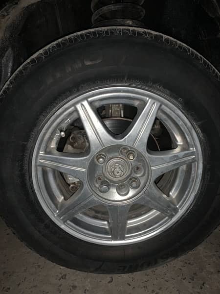 alloye wheels 14’’ with tyre 0