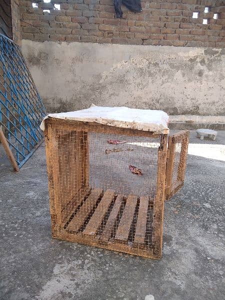 wooden cage for hen 2