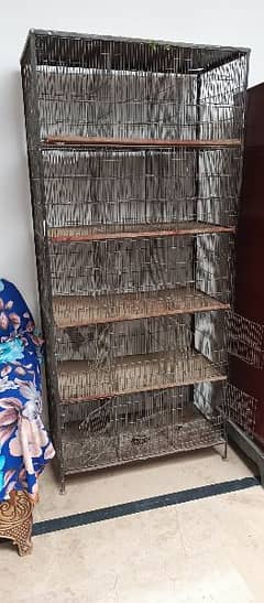 parrot cages 15 portions bhoot achi condition me hai