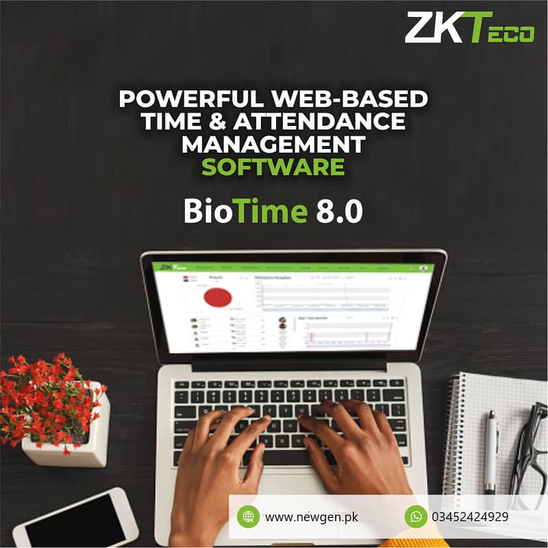 Zkteco K50 K40 Mb20 MB460 UFace800 Plus Biotime Web & Cloud Solution 8