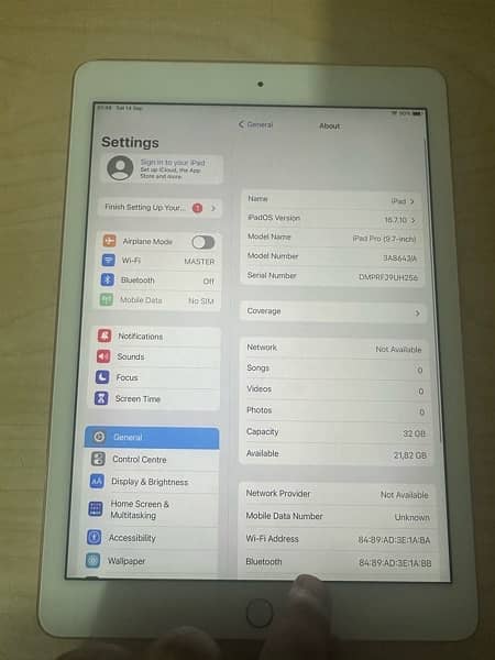 iPad Pro 9.7 inches cellular 1