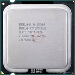 Intel core 2 Duo E7500