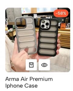 ARMA Premium Iphone case (Black)