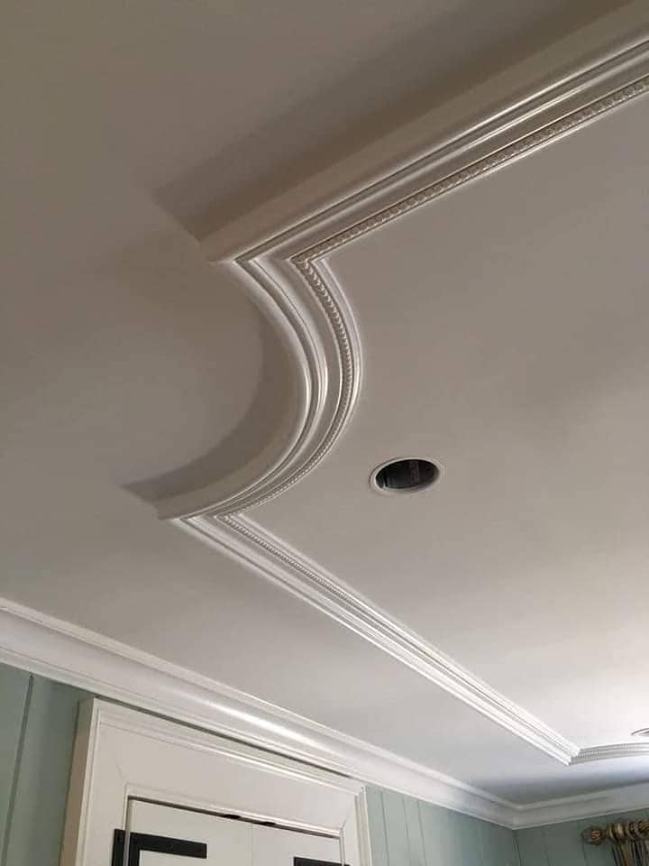 molding/Pop ceiling/wall paper/false celling/media wall 16