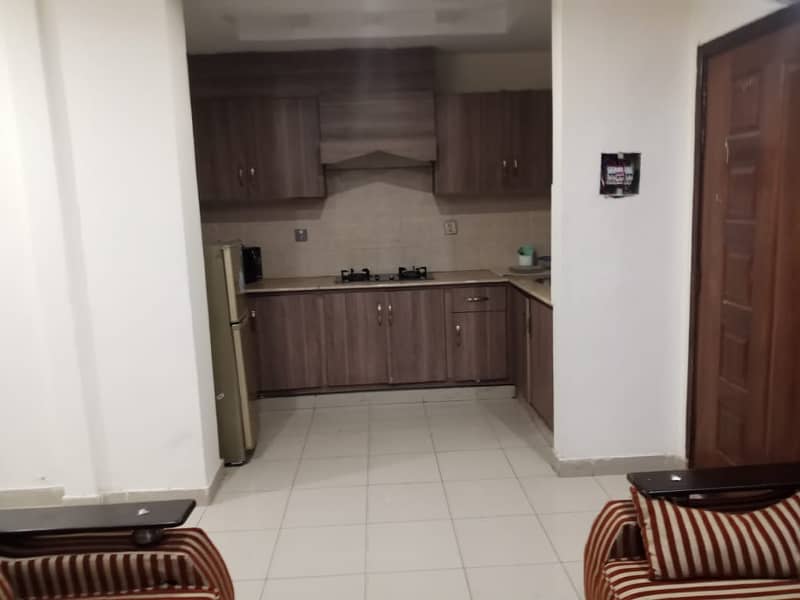 1 bedroom furnished apartment available for rent in bahria town phase 4 civic center 5