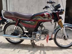 Honda CD 70 2023 Model Red Lush Condition